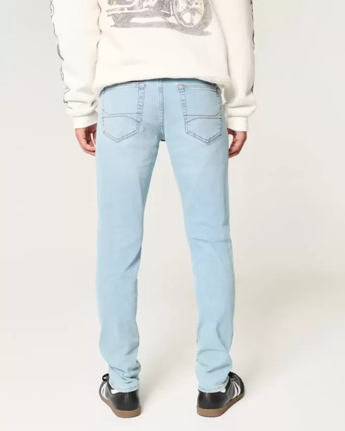Skinny-Jeans in heller Waschung