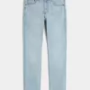 Skinny-Jeans in heller Waschung