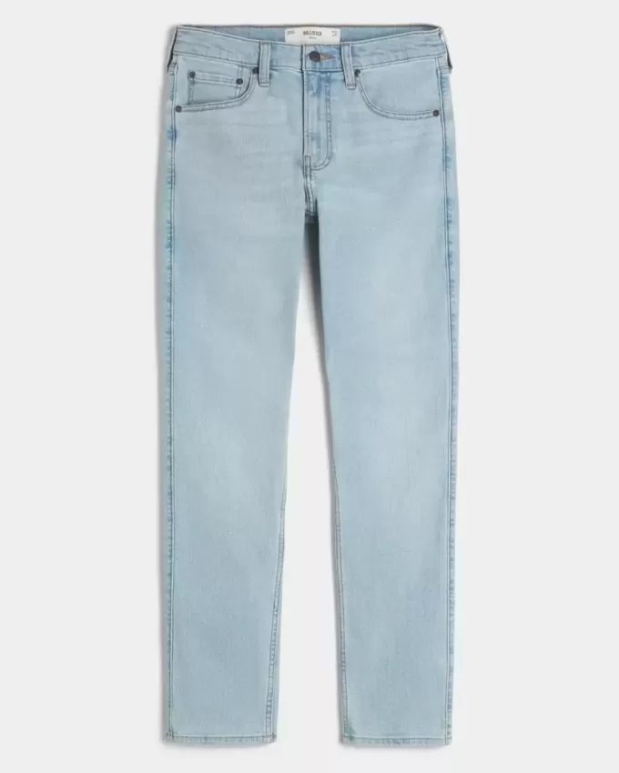 Skinny-Jeans in heller Waschung