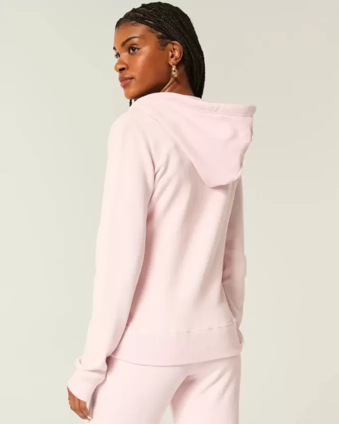 Slim Athletic Dept – Kapuzenpullover mit Grafik und Reißverschluss Slim Athletic Dept – Kapuzenpullover mit Grafik und Reißverschluss