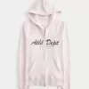 Slim Athletic Dept – Kapuzenpullover mit Grafik und Reißverschluss Slim Athletic Dept – Kapuzenpullover mit Grafik und Reißverschluss