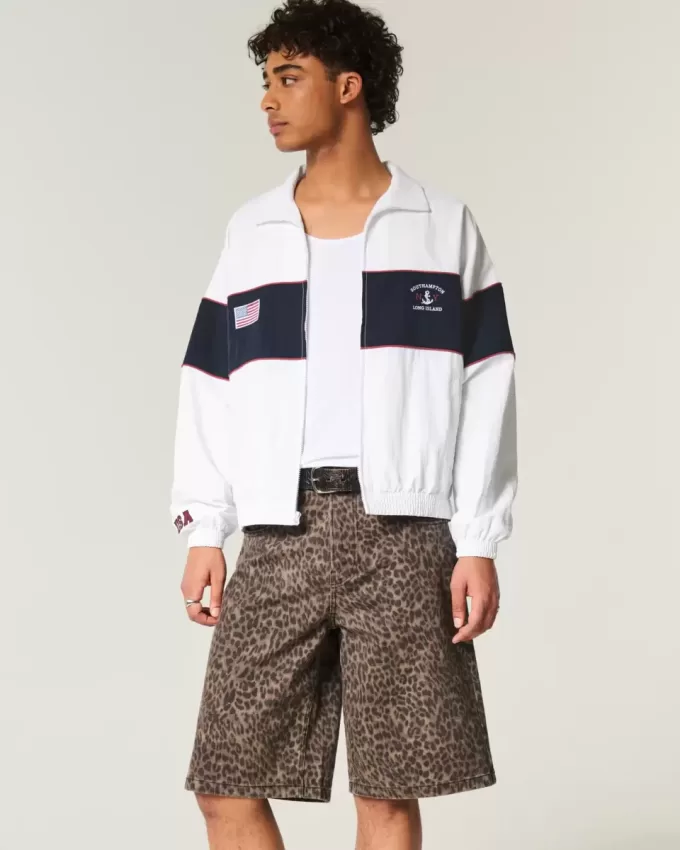 Southampton NY Grafik-Reißverschlussjacke Southampton NY Grafik-Reißverschlussjacke