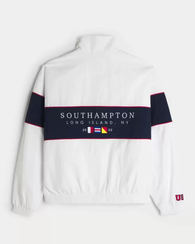 Southampton NY Grafik-Reißverschlussjacke Southampton NY Grafik-Reißverschlussjacke