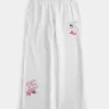 Sportliche Jogginghose mit weitem Bein und Grafik Sportliche Jogginghose mit weitem Bein und Grafik