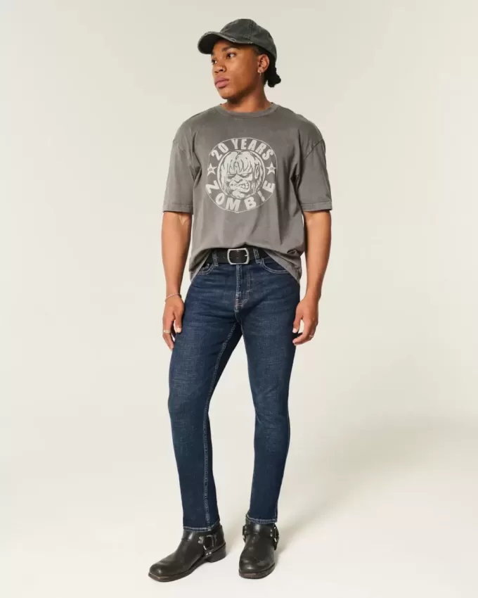 Sportliche Skinny-Jeans in dunkler Waschung Sportliche Skinny-Jeans in dunkler Waschung