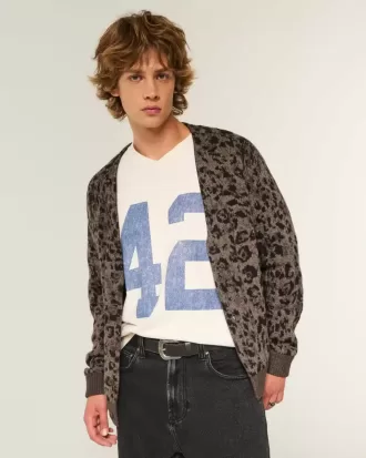 Strickjacke mit Kastenmuster Strickjacke mit Kastenmuster