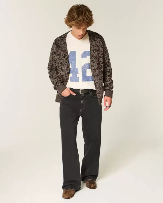 Strickjacke mit Kastenmuster Strickjacke mit Kastenmuster