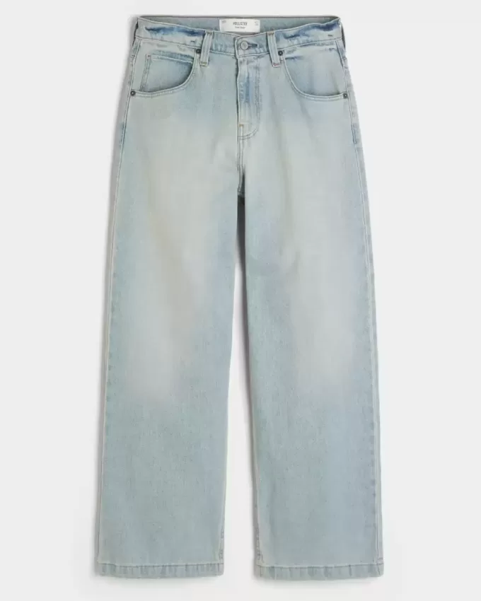 Super Baggy-Jeans in heller Waschung Super Baggy-Jeans in heller Waschung