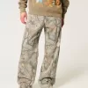 Super Baggy-Jeans mit Camouflage-Muster Super Baggy-Jeans mit Camouflage-Muster