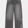 Super Baggy-Jeans mit Schlangengrafik Super Baggy-Jeans mit Schlangengrafik