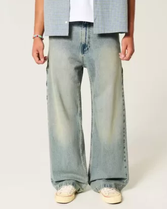 Super Baggy Painter Jeans in mittlerer Waschung Super Baggy Painter Jeans in mittlerer Waschung
