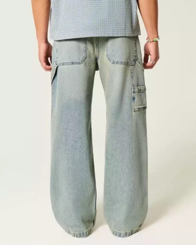 Super Baggy Painter Jeans in mittlerer Waschung Super Baggy Painter Jeans in mittlerer Waschung