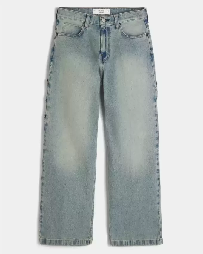 Super Baggy Painter Jeans in mittlerer Waschung Super Baggy Painter Jeans in mittlerer Waschung