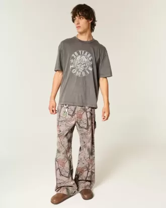 Super Baggy Painter Jeans mit Camouflage-Muster