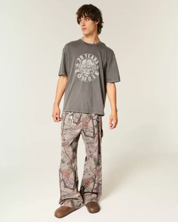 Super Baggy Painter Jeans mit Camouflage-Muster Super Baggy Painter Jeans mit Camouflage-Muster