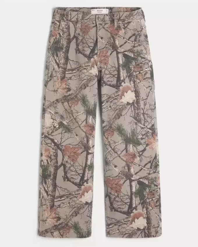 Super Baggy Painter Jeans mit Camouflage-Muster Super Baggy Painter Jeans mit Camouflage-Muster