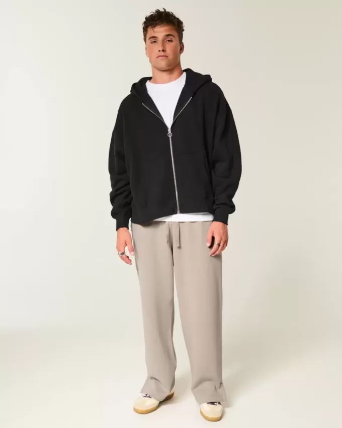 Super Baggy Y2K Jogginghose mit geteiltem Saum Super Baggy Y2K Jogginghose mit geteiltem Saum