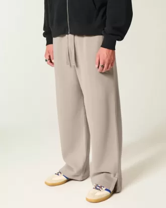 Super Baggy Y2K Jogginghose mit geteiltem Saum