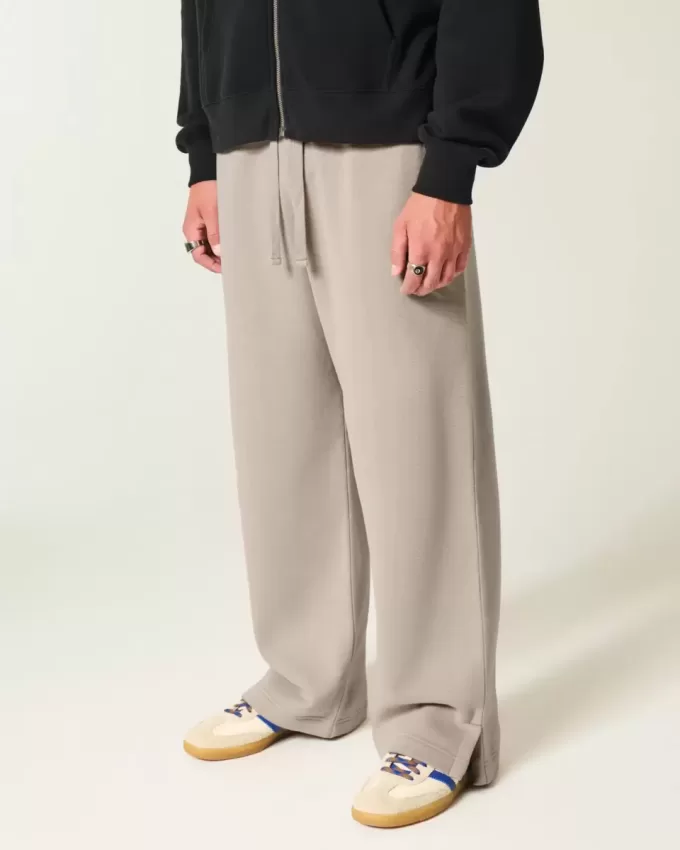 Super Baggy Y2K Jogginghose mit geteiltem Saum Super Baggy Y2K Jogginghose mit geteiltem Saum