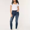 Super Skinny Jeans mit hohem Bund und mittlerer Waschung Super Skinny Jeans mit hohem Bund und mittlerer Waschung