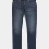 Superenge Jeans in dunkler Waschung Superenge Jeans in dunkler Waschung