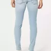 Superenge Jeans in heller Waschung Superenge Jeans in heller Waschung