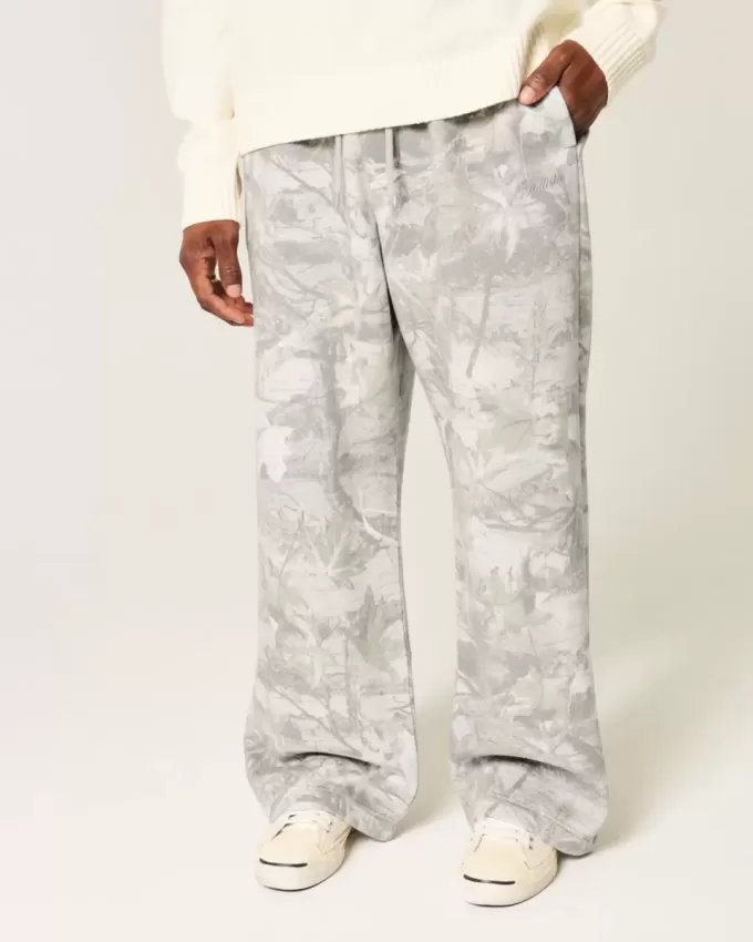 Superweite Jogginghose mit Camouflage-Muster Superweite Jogginghose mit Camouflage-Muster