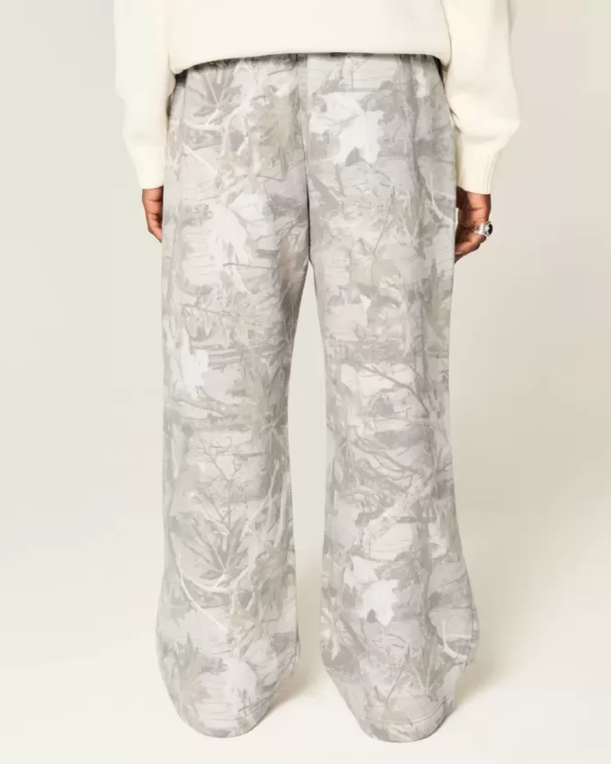 Superweite Jogginghose mit Camouflage-Muster Superweite Jogginghose mit Camouflage-Muster