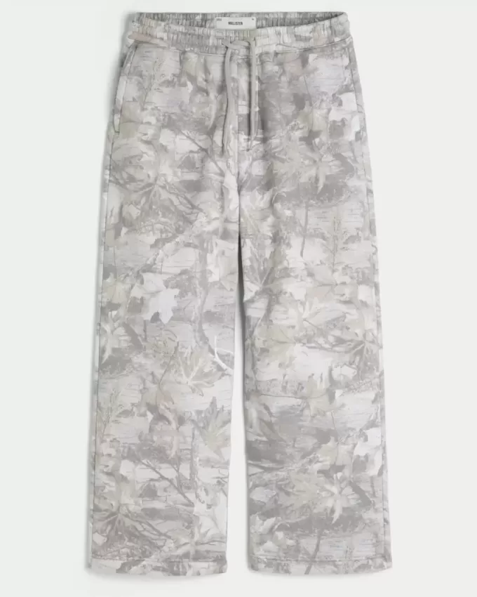 Superweite Jogginghose mit Camouflage-Muster Superweite Jogginghose mit Camouflage-Muster