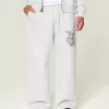 Superweite Jogginghose mit Engel-Grafik Superweite Jogginghose mit Engel-Grafik
