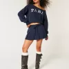Sweatshirt mit Mini-Paris-Grafik Sweatshirt mit Mini-Paris-Grafik
