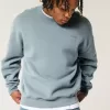 Sweatshirt mit Rundhalsausschnitt und kastigem Logo Sweatshirt mit Rundhalsausschnitt und kastigem Logo