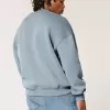 Sweatshirt mit Rundhalsausschnitt und kastigem Logo Sweatshirt mit Rundhalsausschnitt und kastigem Logo