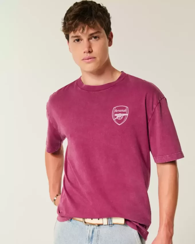 T-Shirt mit Grafik des Arsenal Football Club T-Shirt mit Grafik des Arsenal Football Club