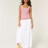 Tanktop mit eckigem Ausschnitt aus geripptem, nahtlosem Stoff Tanktop mit eckigem Ausschnitt aus geripptem, nahtlosem Stoff