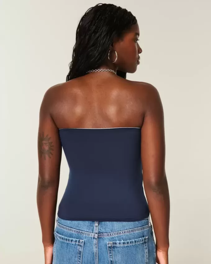 Taylor – Nahtloses, wendbares Tube-Top aus Stoff Taylor – Nahtloses, wendbares Tube-Top aus Stoff