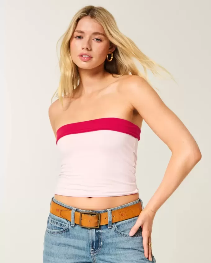 Taylor – Nahtloses, wendbares Tube-Top aus Stoff Taylor – Nahtloses, wendbares Tube-Top aus Stoff