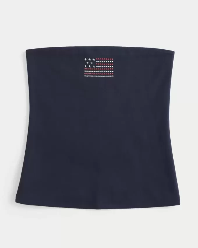 Taylor Shine – Tube-Top mit Grafik Taylor Shine – Tube-Top mit Grafik