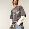 Thermo-Rundhalsshirt mit Graffiti-Grafik Thermo-Rundhalsshirt mit Graffiti-Grafik