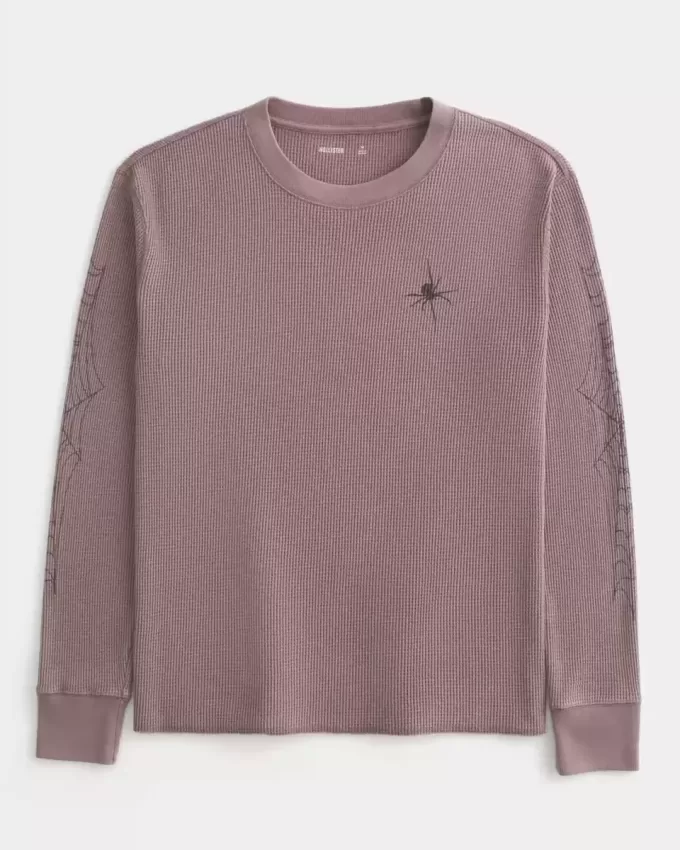 Thermo-Rundhalsshirt mit Spider-Grafik Thermo-Rundhalsshirt mit Spider-Grafik