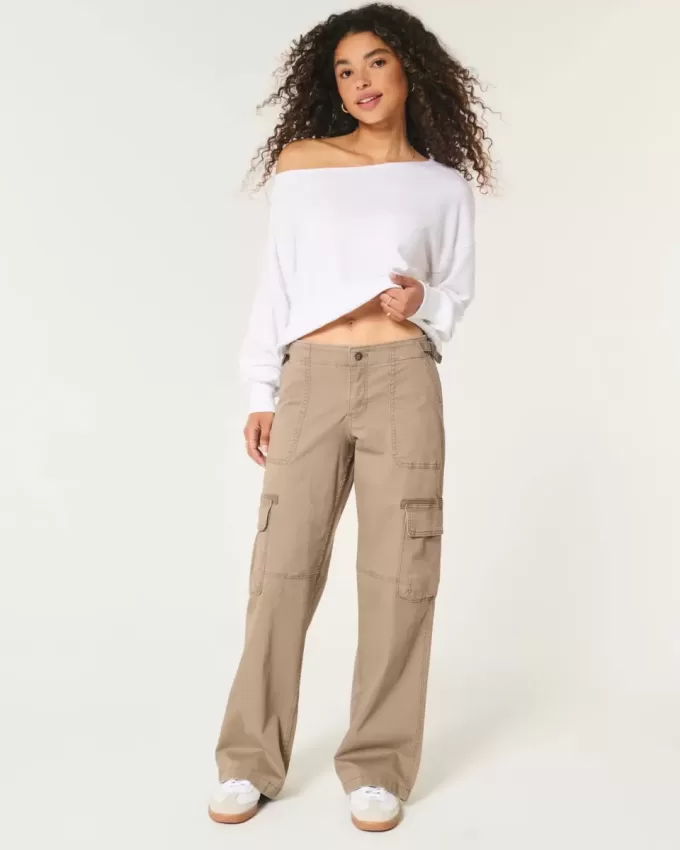 Tief sitzende Baggy-Cargohose