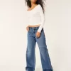 Tief sitzende Baggy-Jeans in dunkler Waschung Tief sitzende Baggy-Jeans in dunkler Waschung