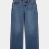 Tief sitzende Baggy-Jeans in dunkler Waschung Tief sitzende Baggy-Jeans in dunkler Waschung
