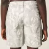 Tief sitzende Baggy-Jeans mit Camouflage-Muster