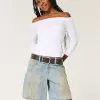 Tief sitzende getönte Baggy-Jeans in Schlammwaschung Tief sitzende getönte Baggy-Jeans in Schlammwaschung