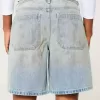 Tief sitzende getönte Baggy-Jeans in Schlammwaschung Tief sitzende getönte Baggy-Jeans in Schlammwaschung