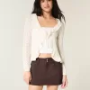 Tief sitzender Mini-Skort aus Twill Tief sitzender Mini-Skort aus Twill