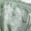 Trägerloses Babydoll-Kleid mit Stickerei Trägerloses Babydoll-Kleid mit Stickerei