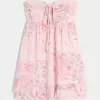 Trägerloses Babydoll-Minikleid mit Rüschen Trägerloses Babydoll-Minikleid mit Rüschen
