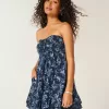 Trägerloses Babydoll-Minikleid mit Rüschen Trägerloses Babydoll-Minikleid mit Rüschen